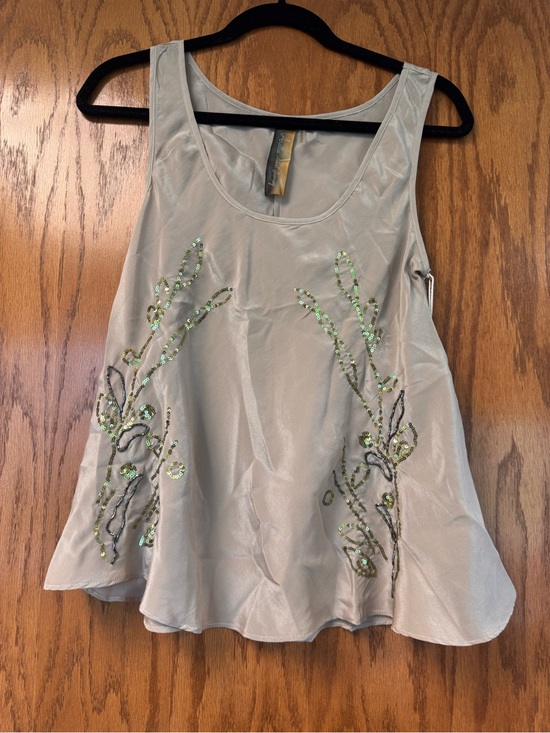 Aratta Tops - Aratta silk Beaded Camisole